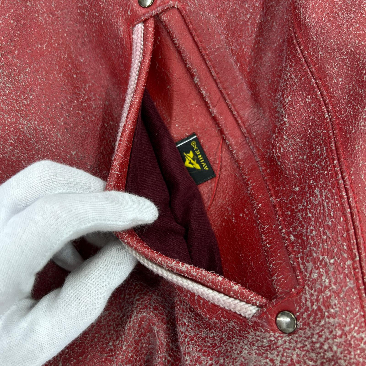 ブルゾン 1976 LIMITED EDITION VERSITY JACKET レッド