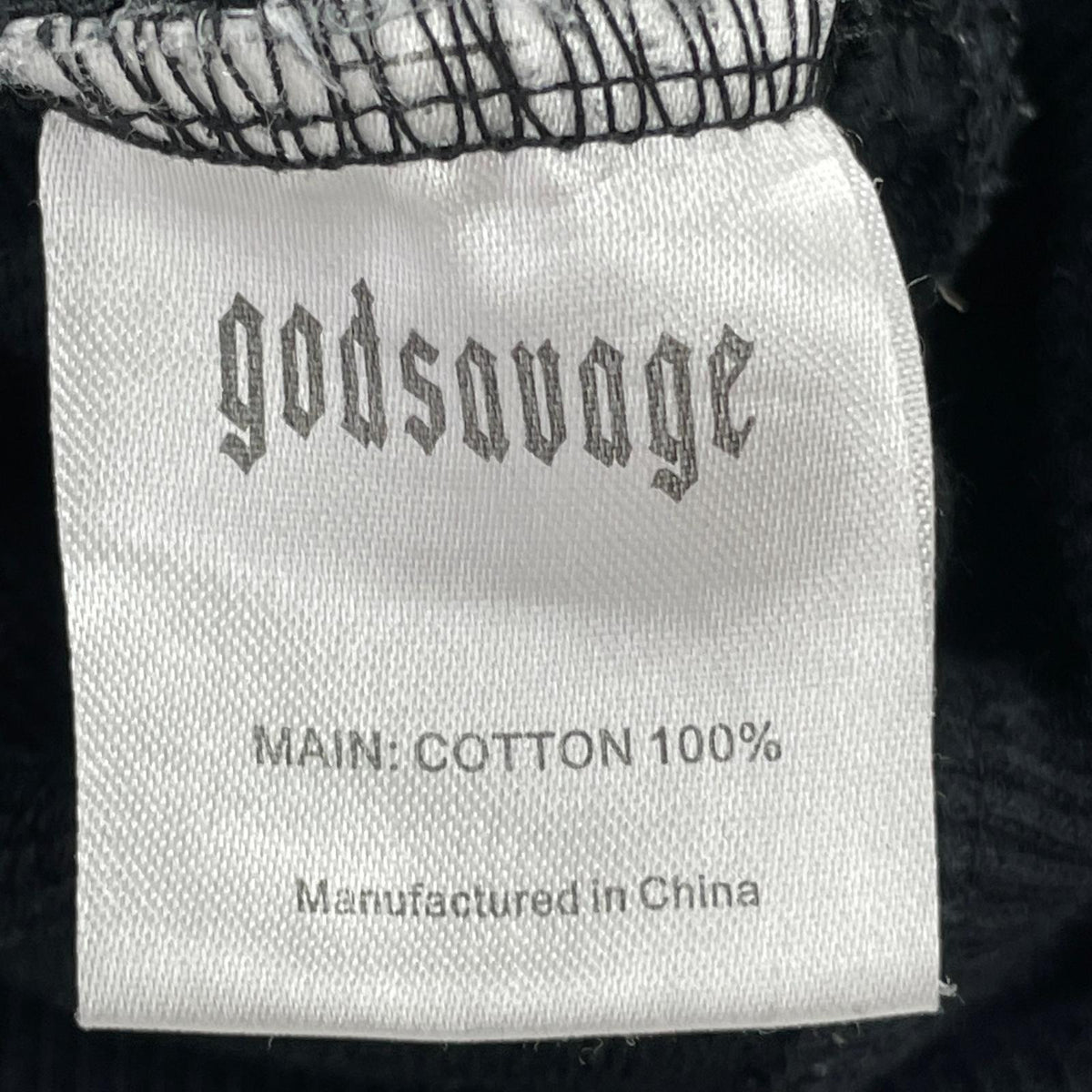 パーカー god savage パーカー M ブラック