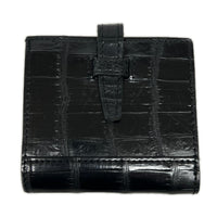 札入れ Crocodile Wallet ブラック