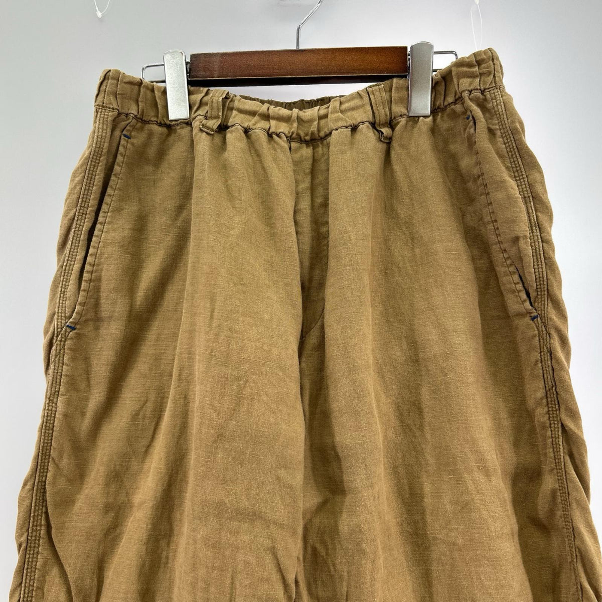 パンツ CAHLUMN/Linen Gym Pant/L/ブラウン L ブラウン