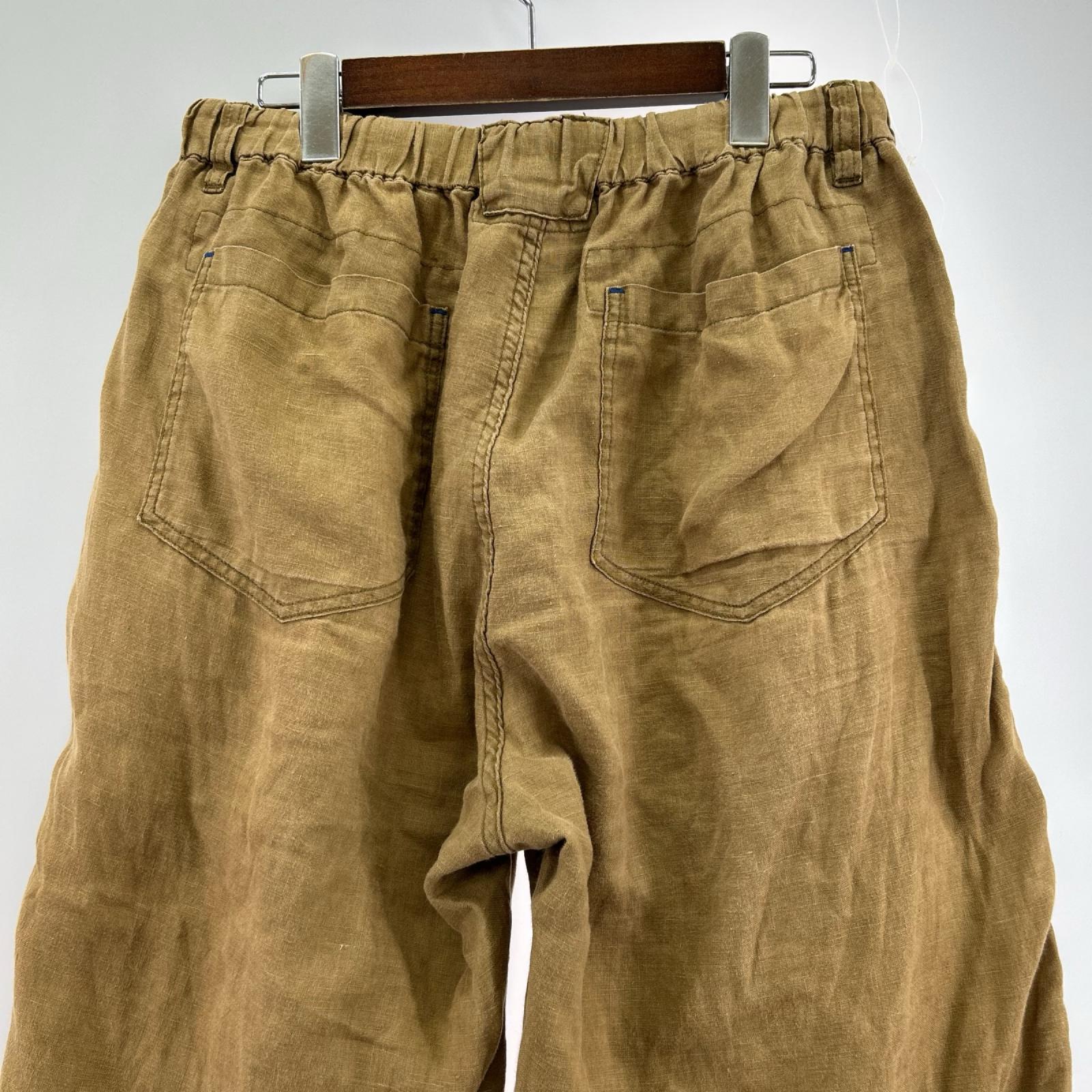 パンツ CAHLUMN/Linen Gym Pant/L/ブラウン L ブラウン