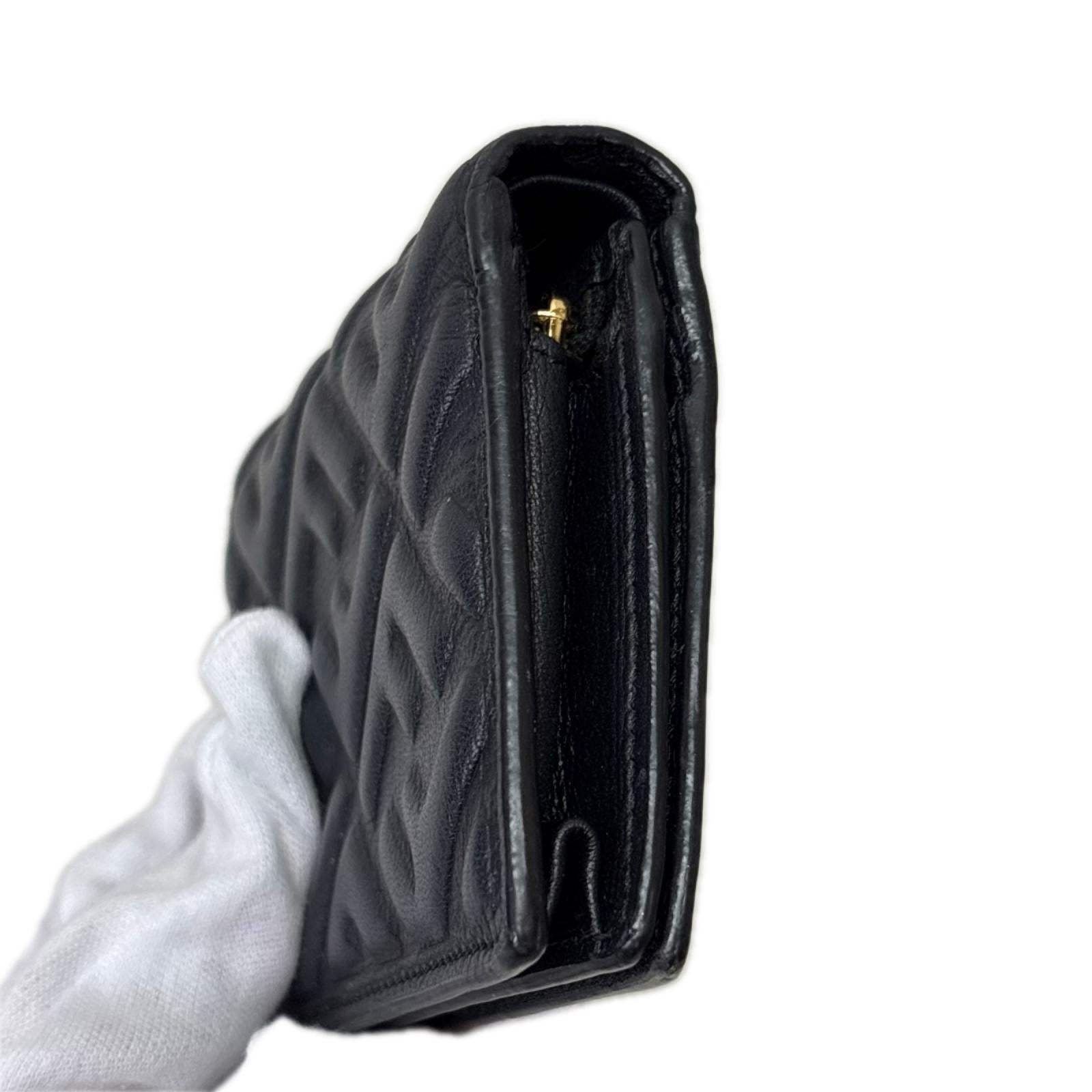 FENDI/バゲット マイクロ/三つ折り財布
