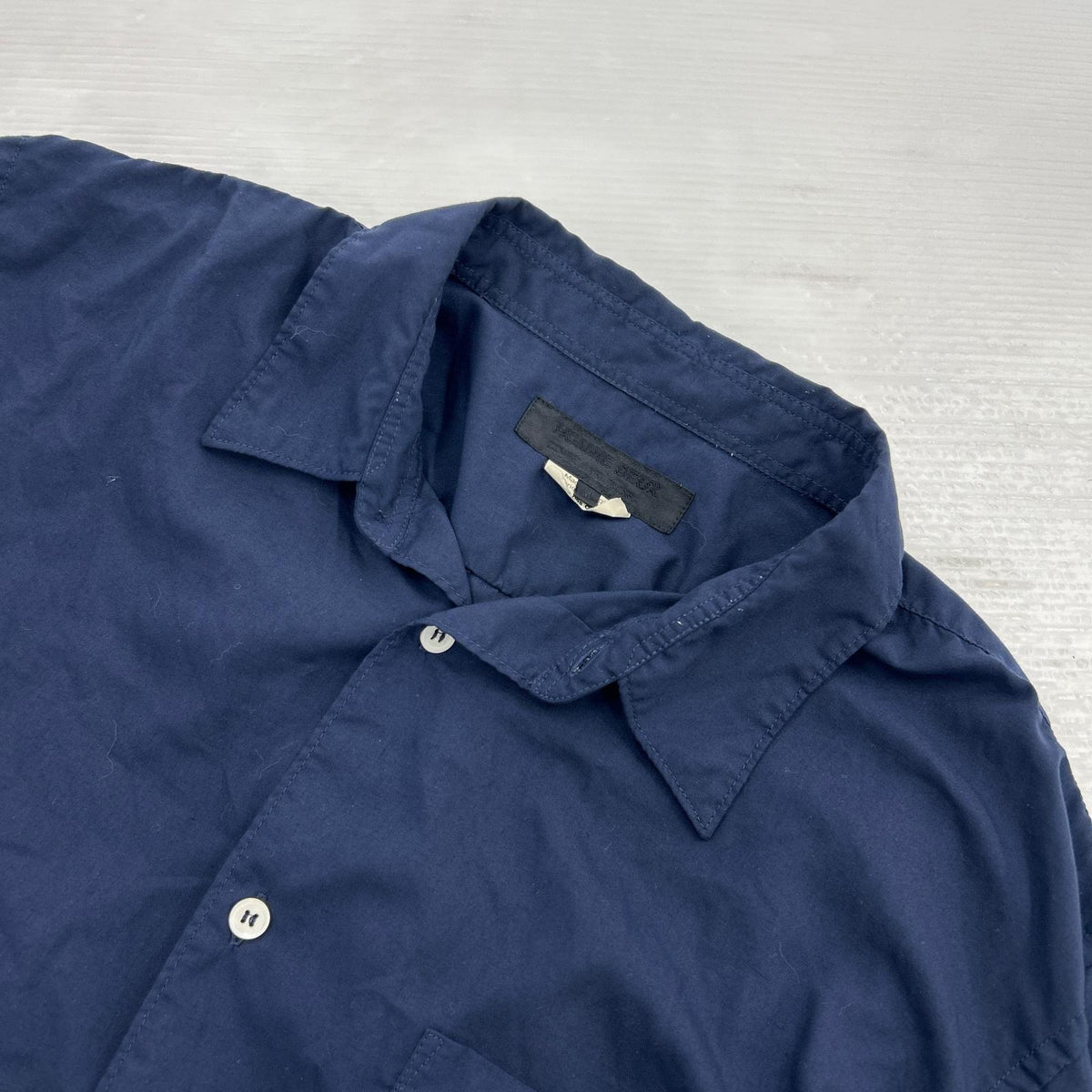 長袖シャツ HOMME DEUX LSシャツ ネイビー M ネイビー