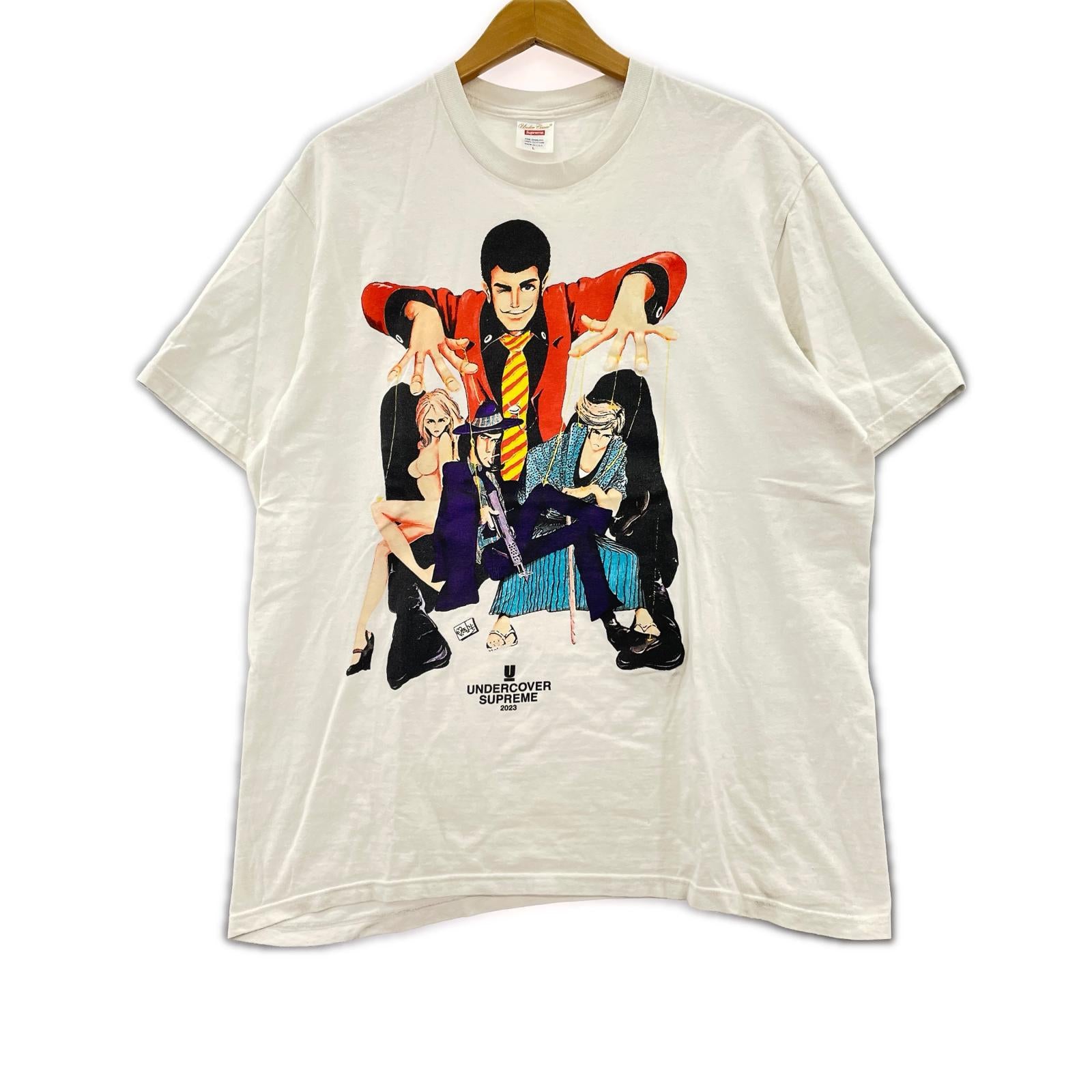 半袖Tシャツ Supreme×UNDERCOVER 23ss ルパン三世 プリントTee L ホワイト L ホワイト