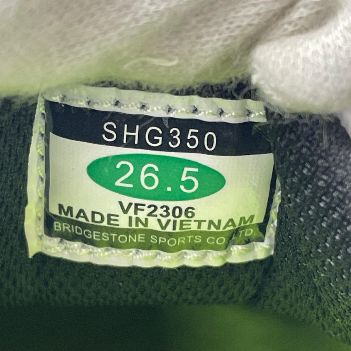 スニーカー ブリジストン ゴルフシューズ SHG350 26.5cm (US8 1/2 UK8 EU43) ホワイト