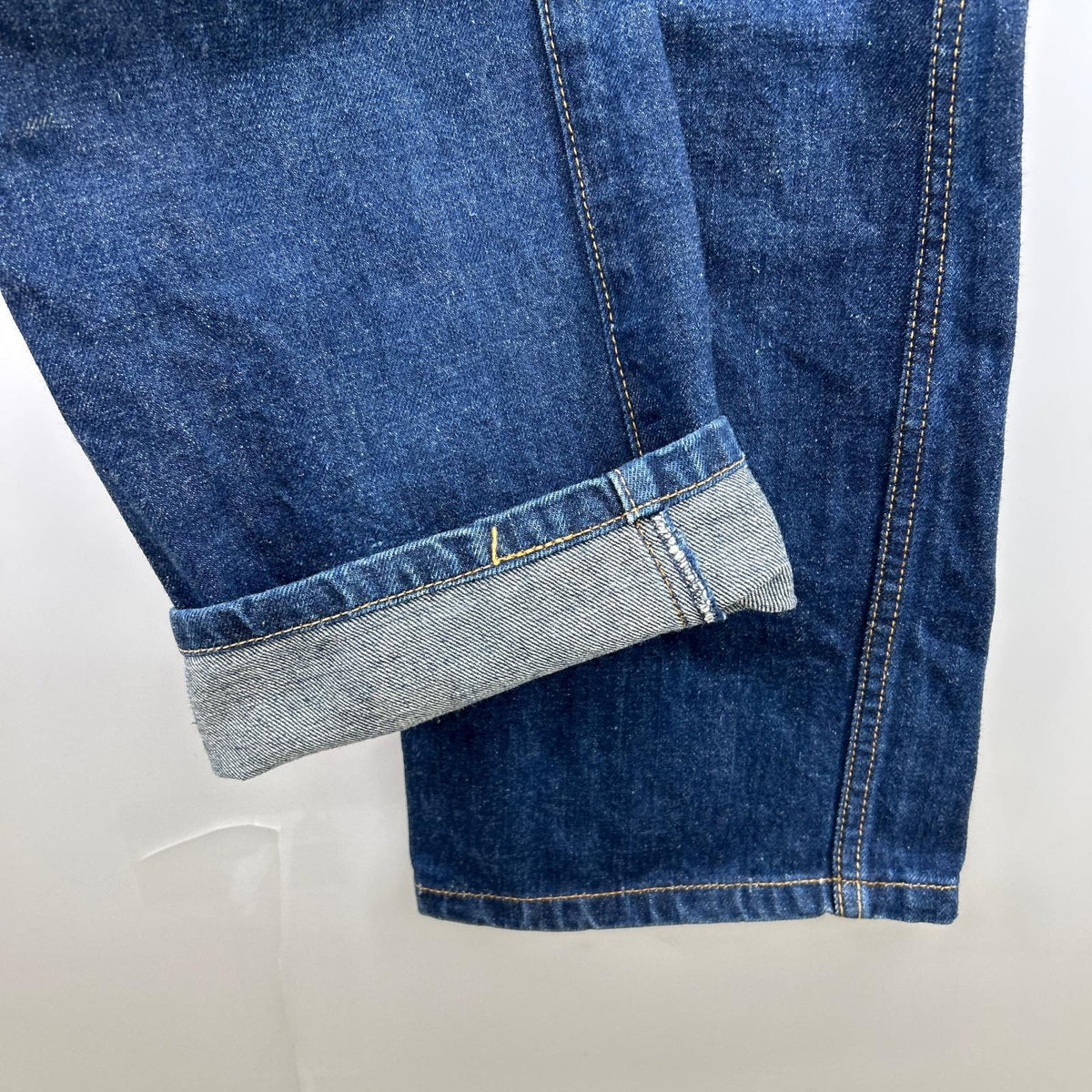 オーバーオール blue way スコービルジップ デニム ネイビー