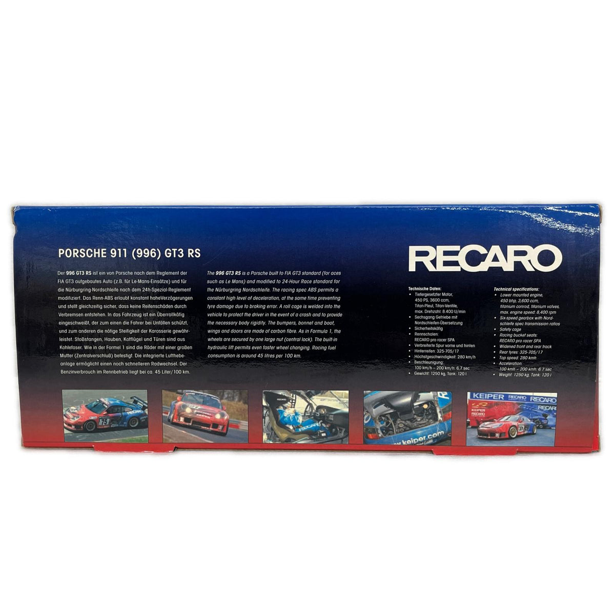 Autoart RECARO PORCHE 911 GT3 RS スケールカー