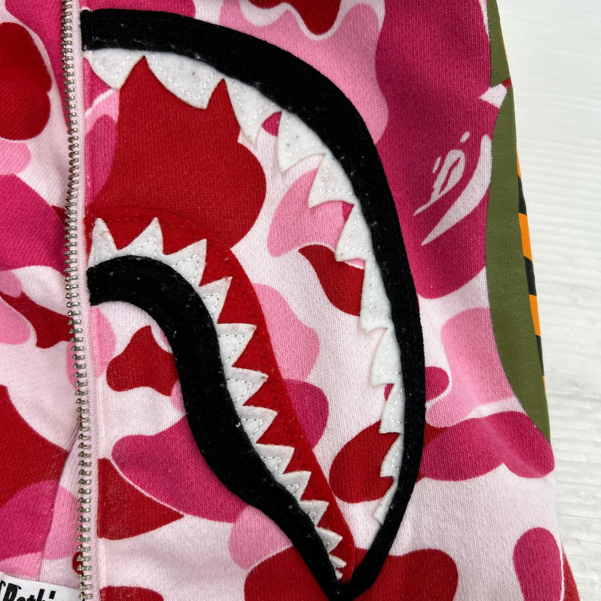 パーカー shark half zip hoodie L ピンク L ピンク