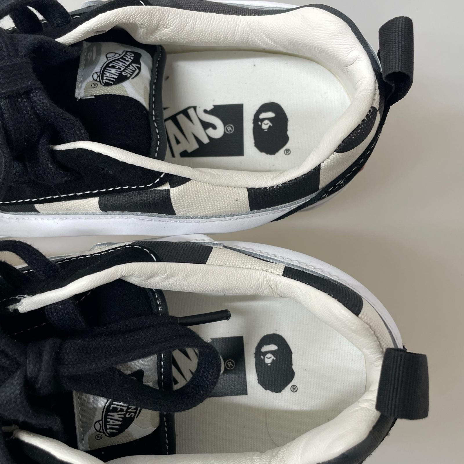 スニーカー x A BATHING APE Vans Premium Knu Skool 26.5cm (US8 1/2 UK8 EU43) ブラック