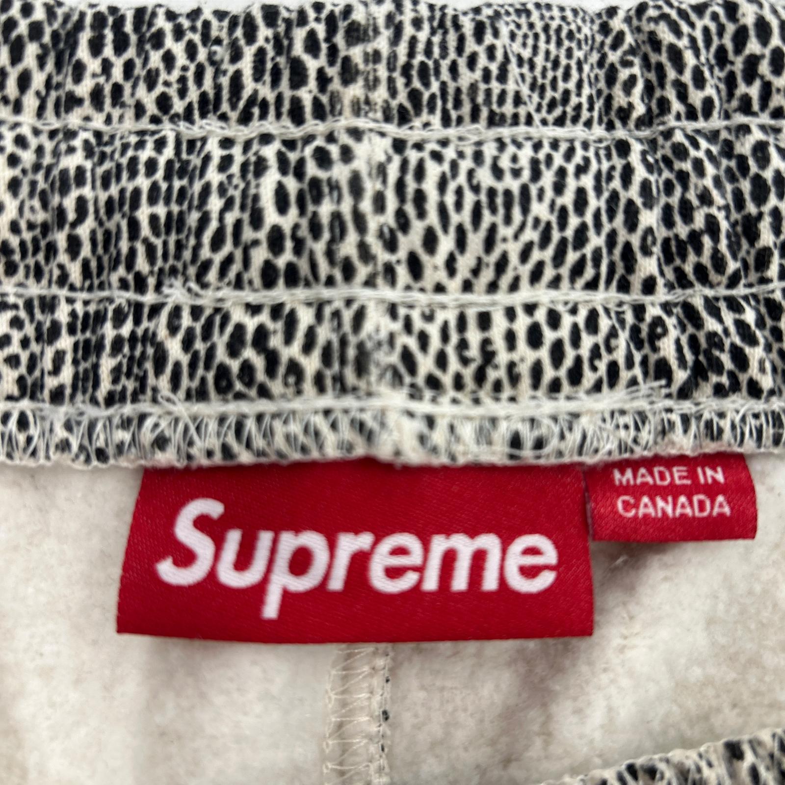 パンツ 25SS SMALL BOX SWEATPANT SNAKESKIN (M) M ブラック