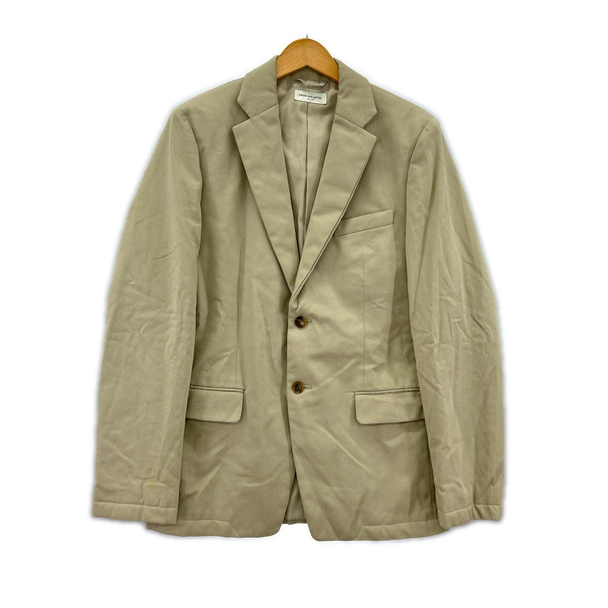 テーラードジャケット DRIES VAN NOTEN テーラードジャケット 46 ベージュ 46 ベージュ ベージュ