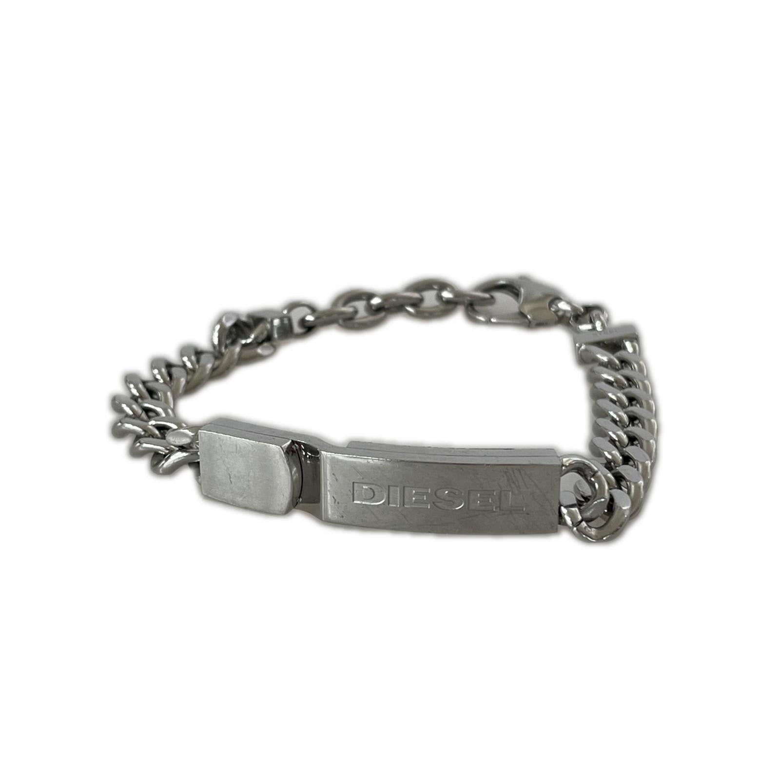 ブレスレット STEEL刻印 IDブレスレット シルバー