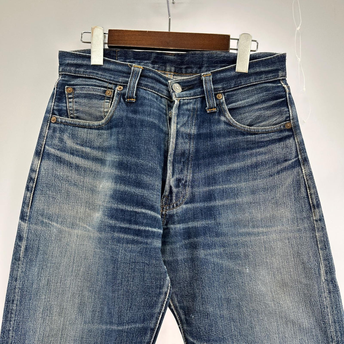 デニムパンツ 00s USA製 バレンシア 501XX W31 L36 31 ネイビー