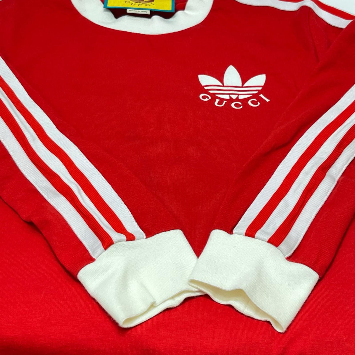 GUCCI × ADIDAS 長袖コットンワンピース693537 XJEBS 693537 XJEBS