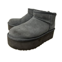 ブーツ Classic Ultra Mini Platform/23.0/グレー 23cm (US5 UK4 1/2 EU36) グレー