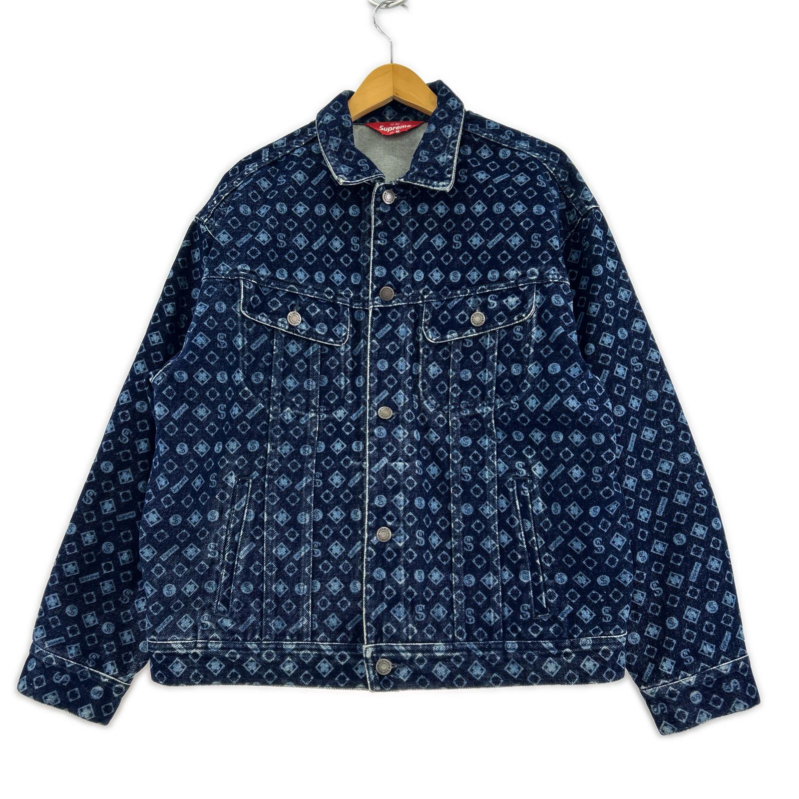 デニムジャケット 24AW FlockedDenim TruckerJacket ブルー(M) M ブルー