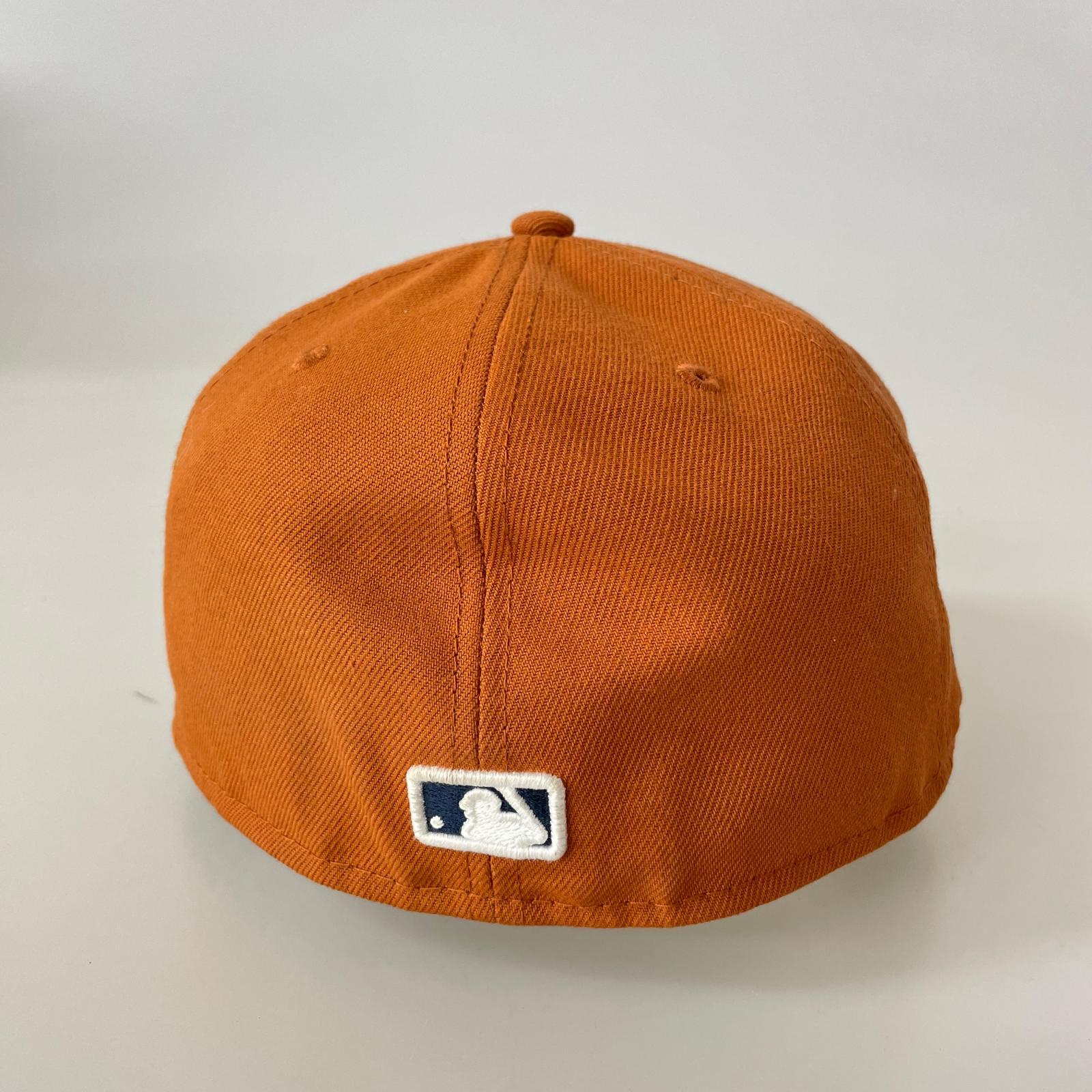 キャップ ×NEW ERA オレンジ 7 3/8 オレンジ