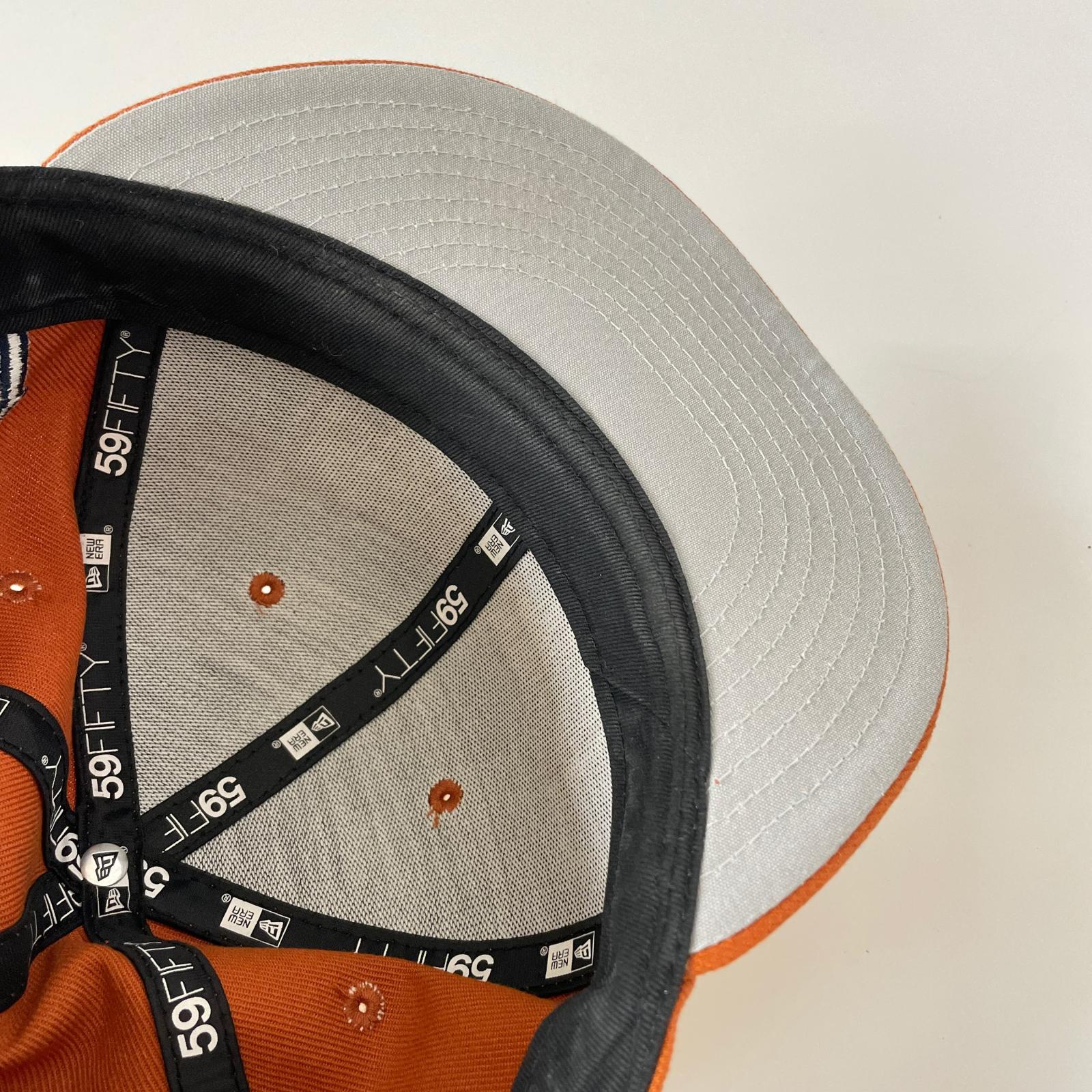 キャップ ×NEW ERA オレンジ 7 3/8 オレンジ