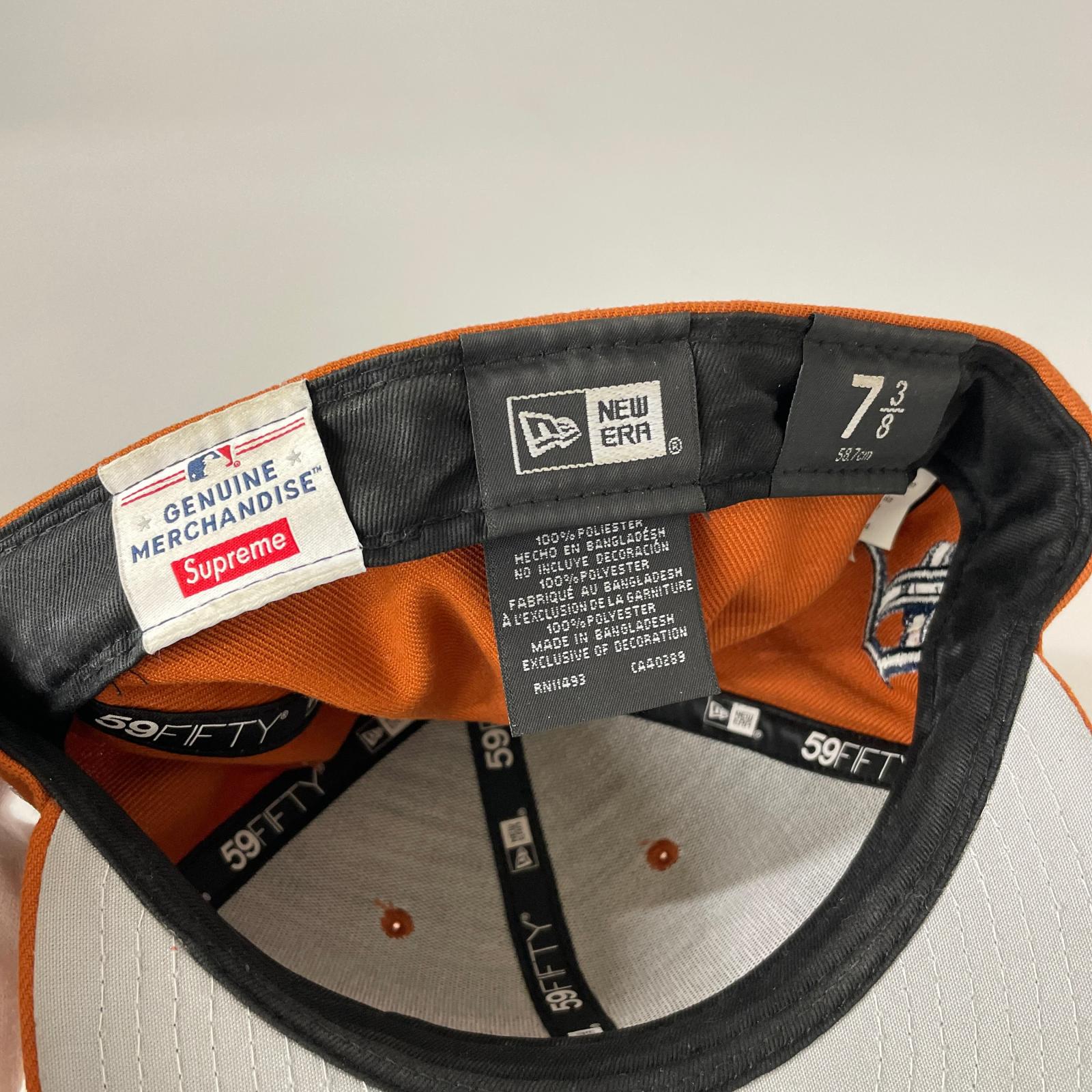 キャップ ×NEW ERA オレンジ 7 3/8 オレンジ