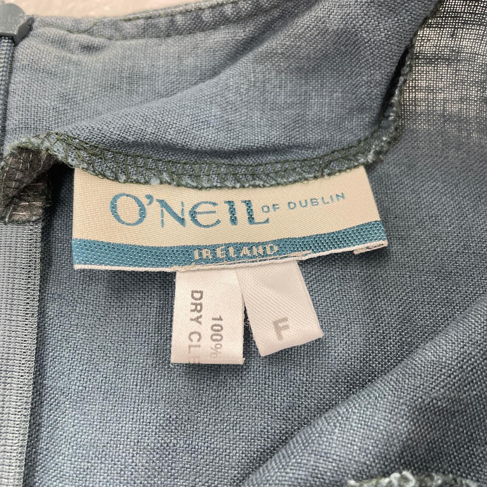 ワンピース O'NEIL OF DUBLIN ノースリーブワンピース sizeF フリー ブルー