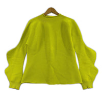 長袖Tシャツ CONCRETION TOP リブニット 黄 2 2 イエロー