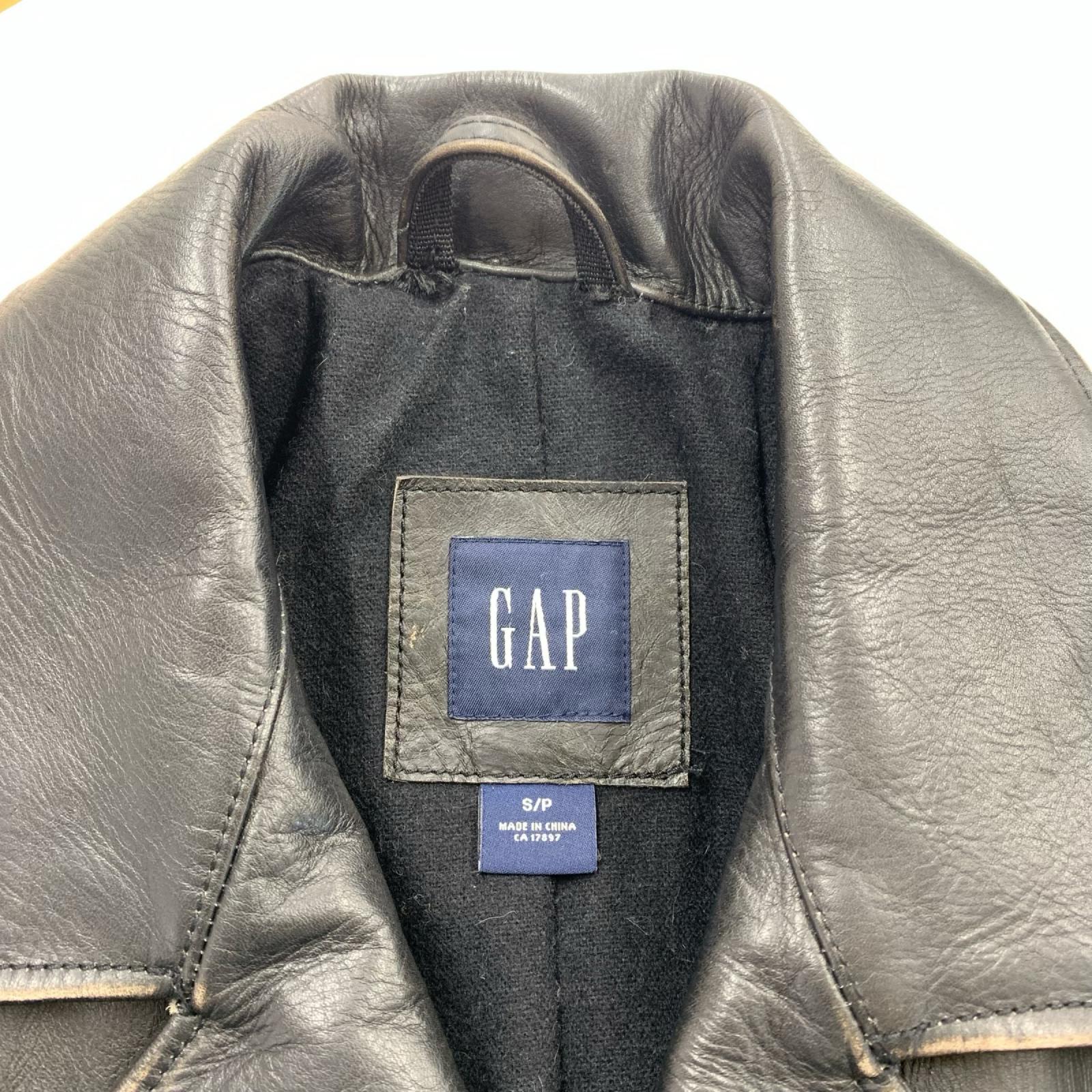 レザージャケット OLDGAP カウレザーカーコート サイズS BLK S ブラック