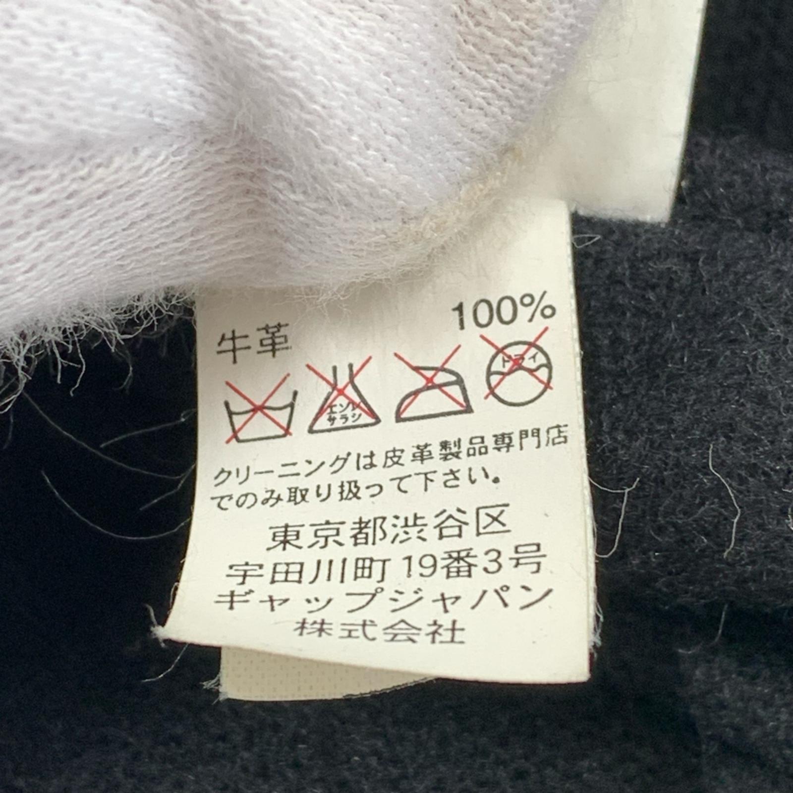 レザージャケット OLDGAP カウレザーカーコート サイズS BLK S ブラック