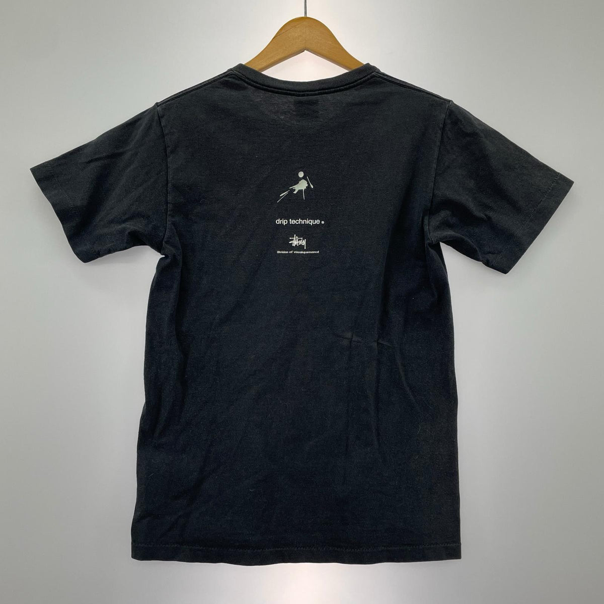 半袖Tシャツ 90s ×WTAPS Drip Technique USA製 S BLK S ブラック