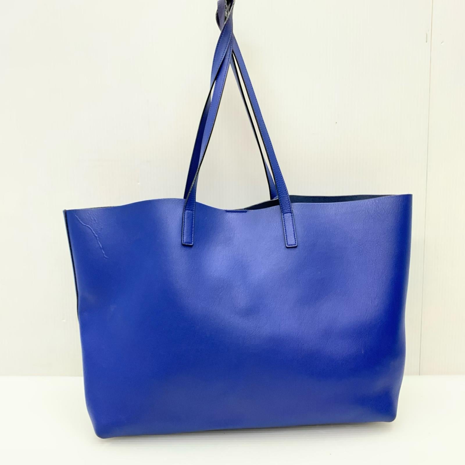 YSL/トートバッグ/BLU