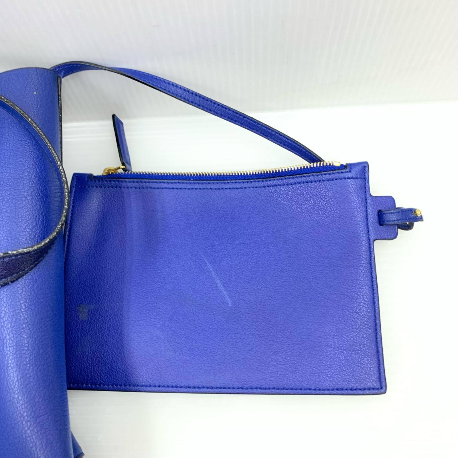 YSL/トートバッグ/BLU