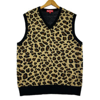 ニット 16ss Leapard Vest L
