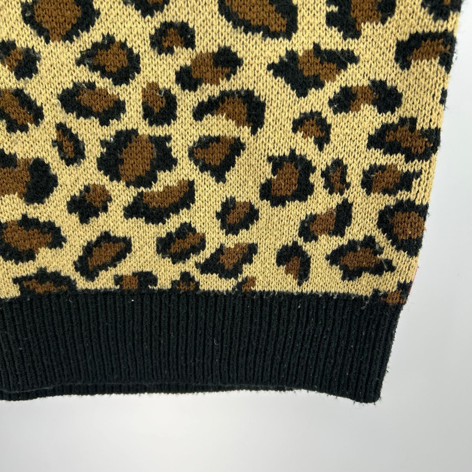 ニット 16ss Leapard Vest L