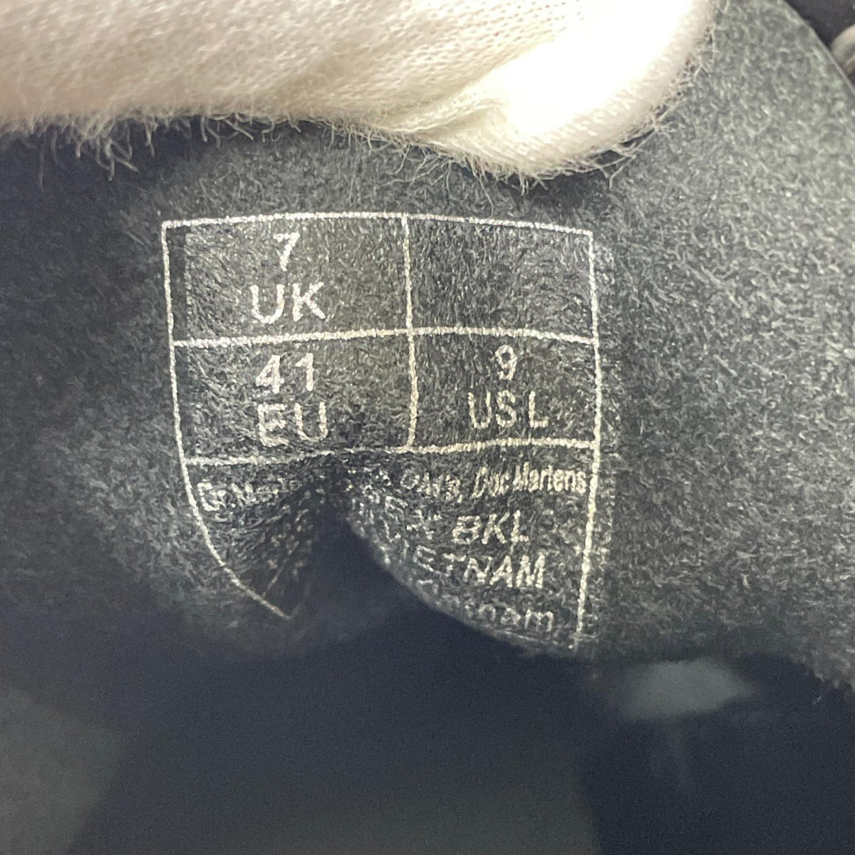 ブーツ 1460 BEX BKL UK7 25.5cm (US7 1/2 UK7 EU41) ブラック