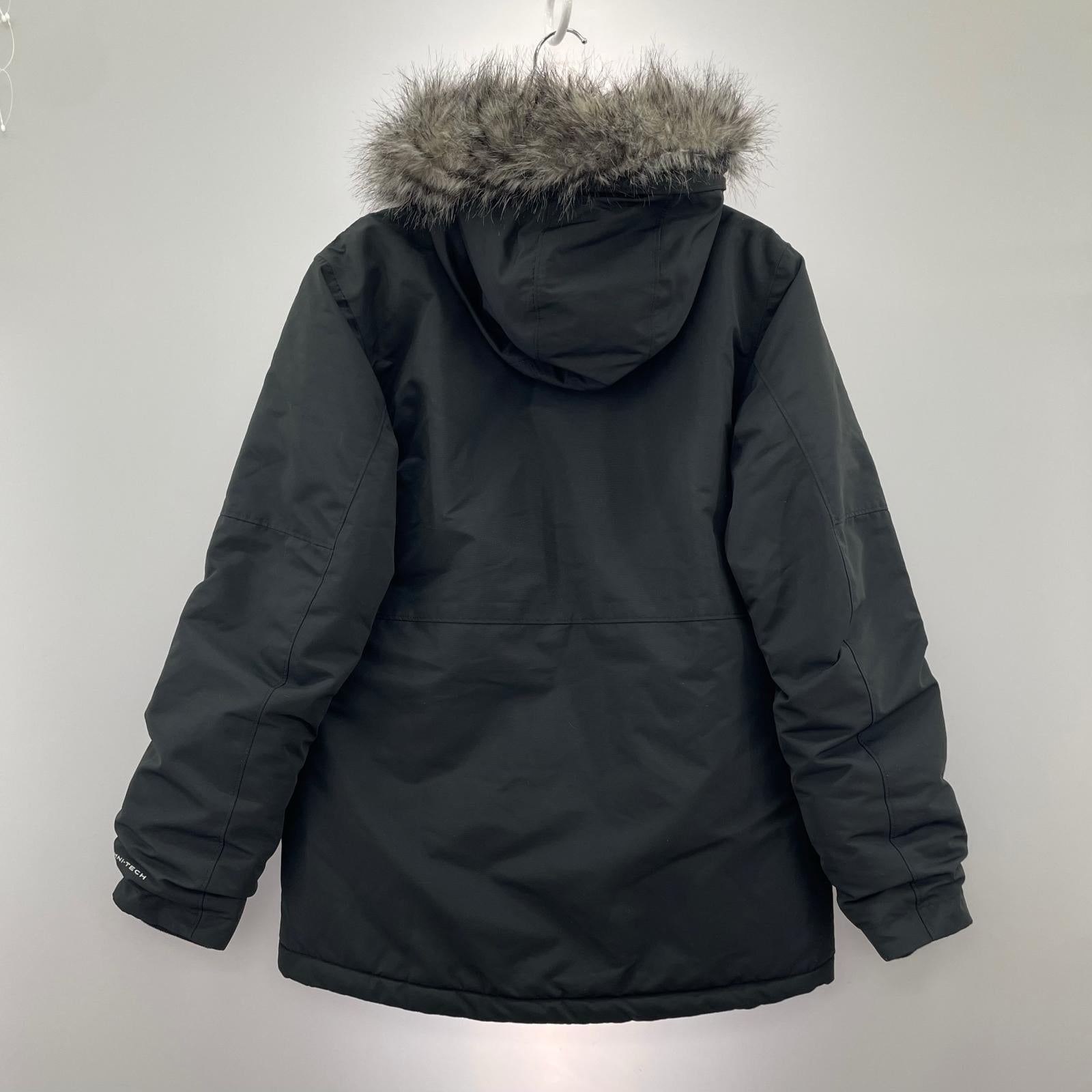 ジャケット XL 黒 ファー付き ブラック
