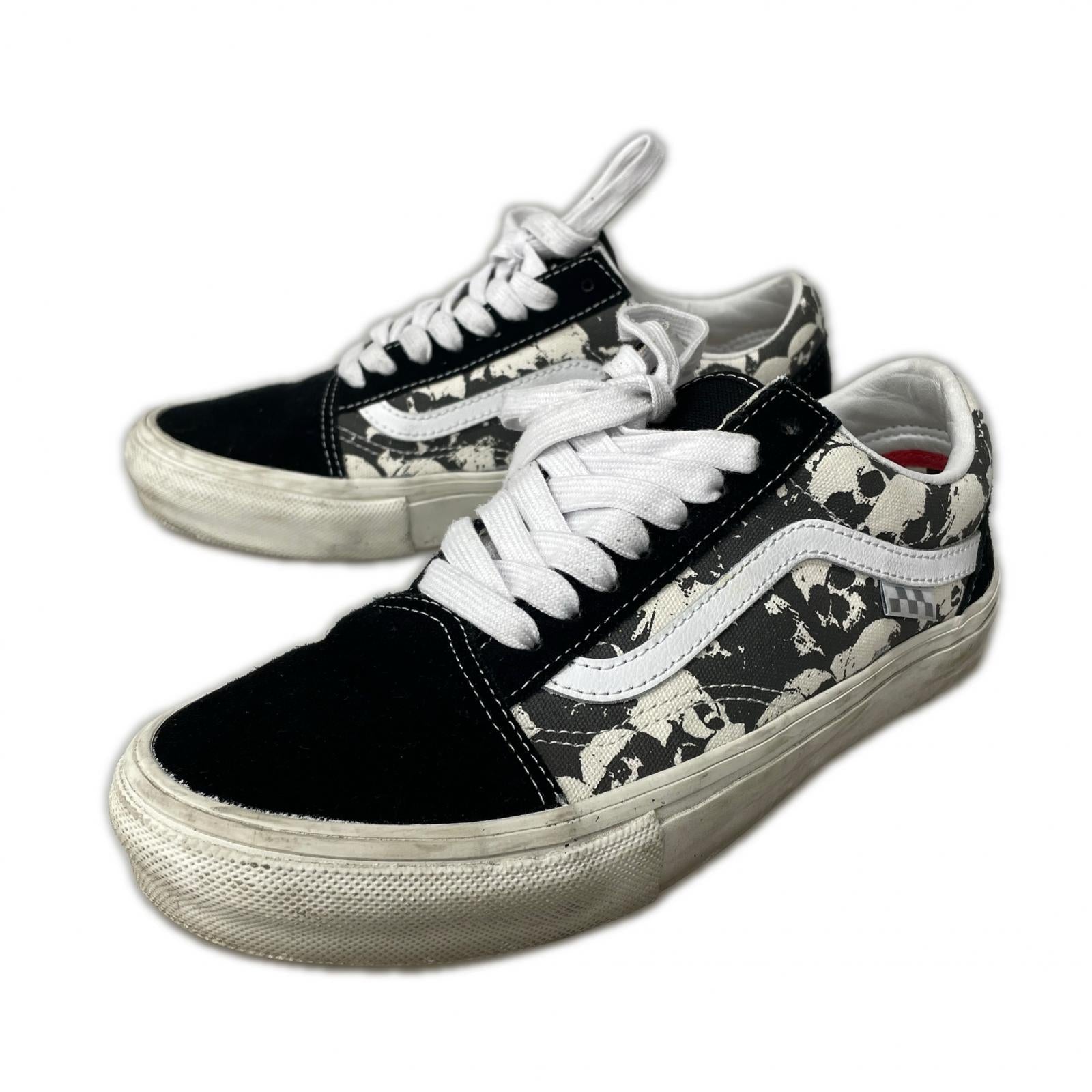 スニーカー Vans skate oldskool SKULL BLK 26.0 26cm (US8 UK7 1/2 EU42)
