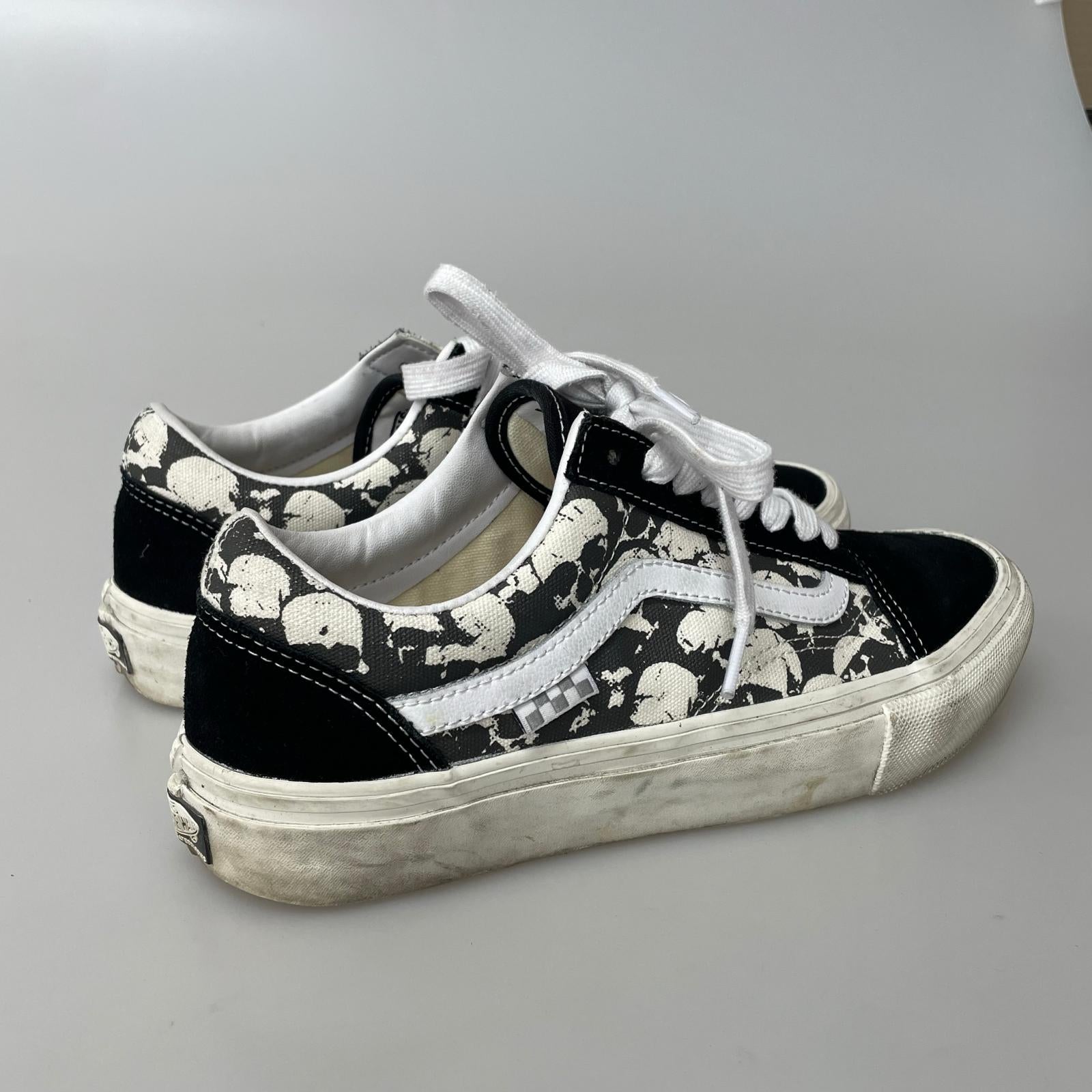 スニーカー Vans skate oldskool SKULL BLK 26.0 26cm (US8 UK7 1/2 EU42)