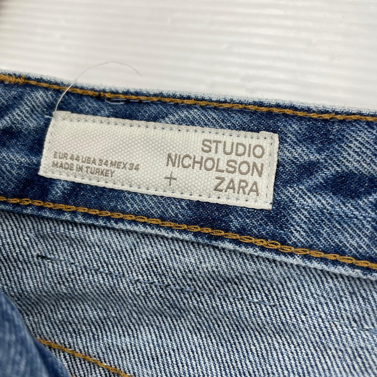 デニムパンツ ×ZARA VOLUME JEAN