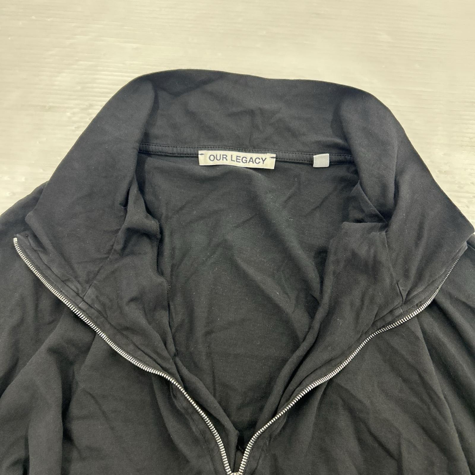 長袖Tシャツ ZIP POLO 黒 (50) 50 ブラック