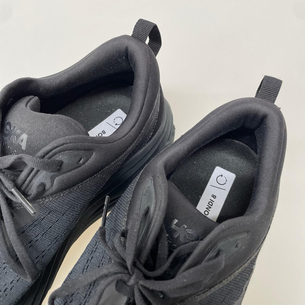 スニーカー HOKA ONE ONE BONDI 8 WIDE 1127953 BBLC 黒 (28.5) 28.5cm (US10 1/2 UK10 EU47) ブラック