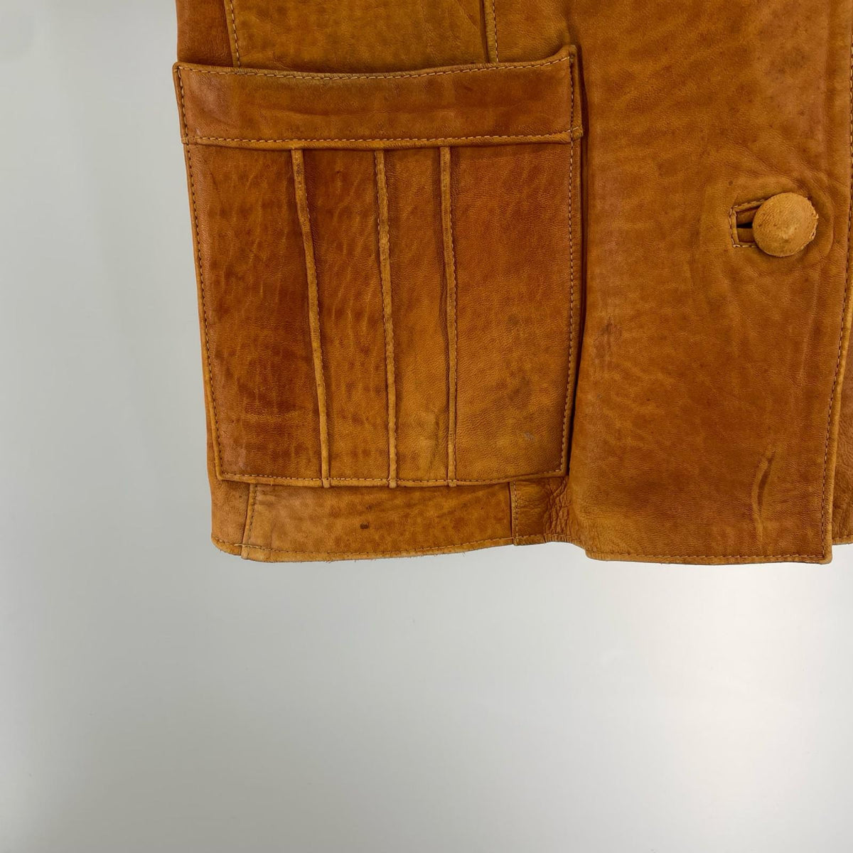 ジャケット leather jacket ブラウン