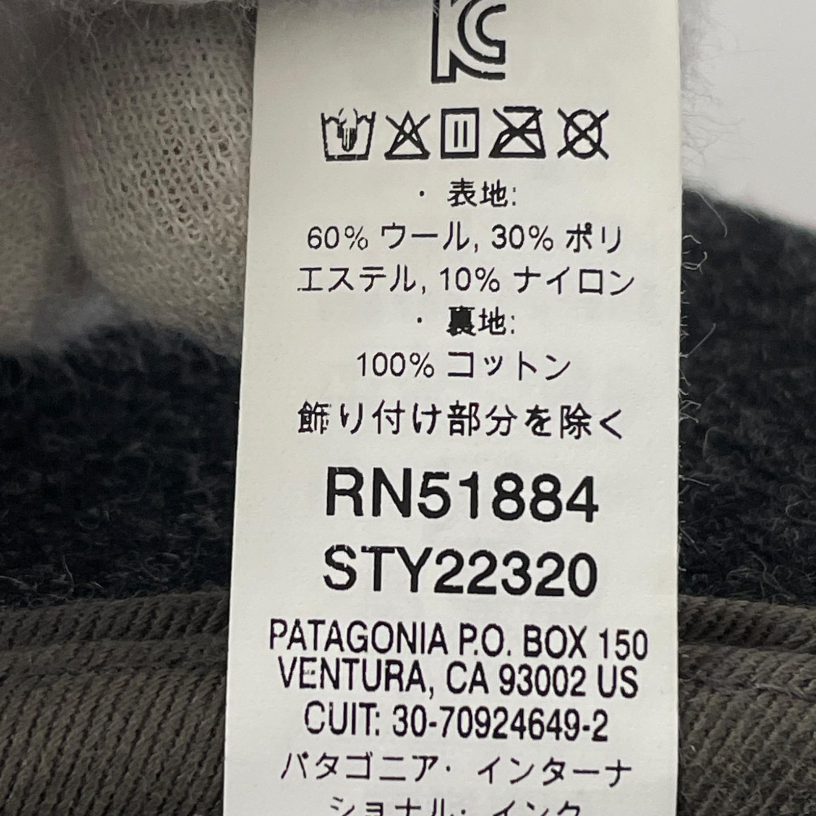 キャップ ウール混ジェットキャップ ブラック