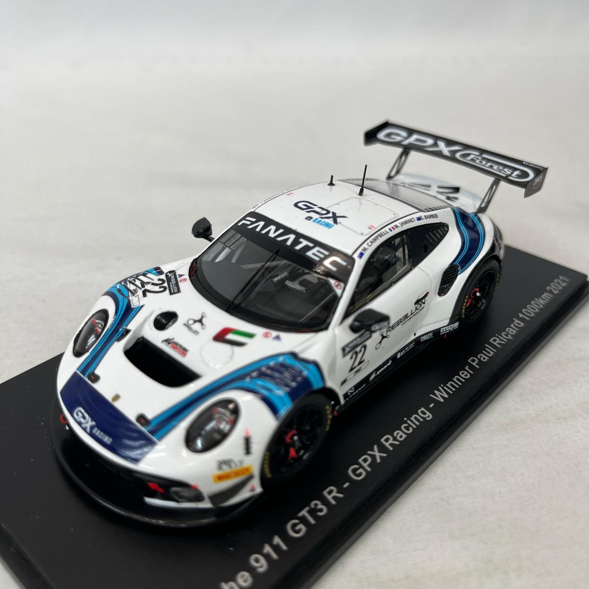 1/43 Porsche 911 GT3 R GPX Racing 2021 spark/スパーク スケールカー