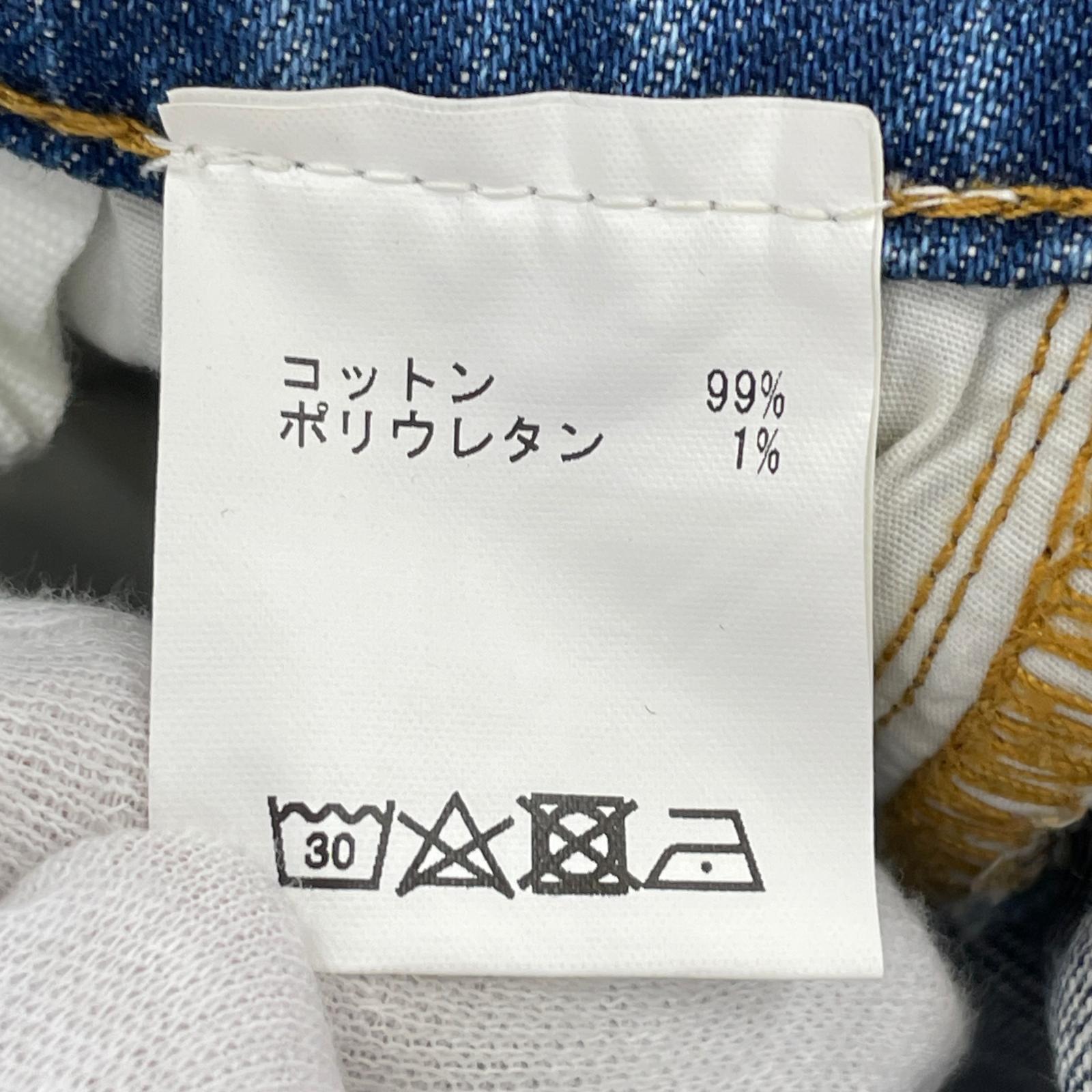 デニムパンツ Jeans Mens ボタンフライ 30 ネイビー