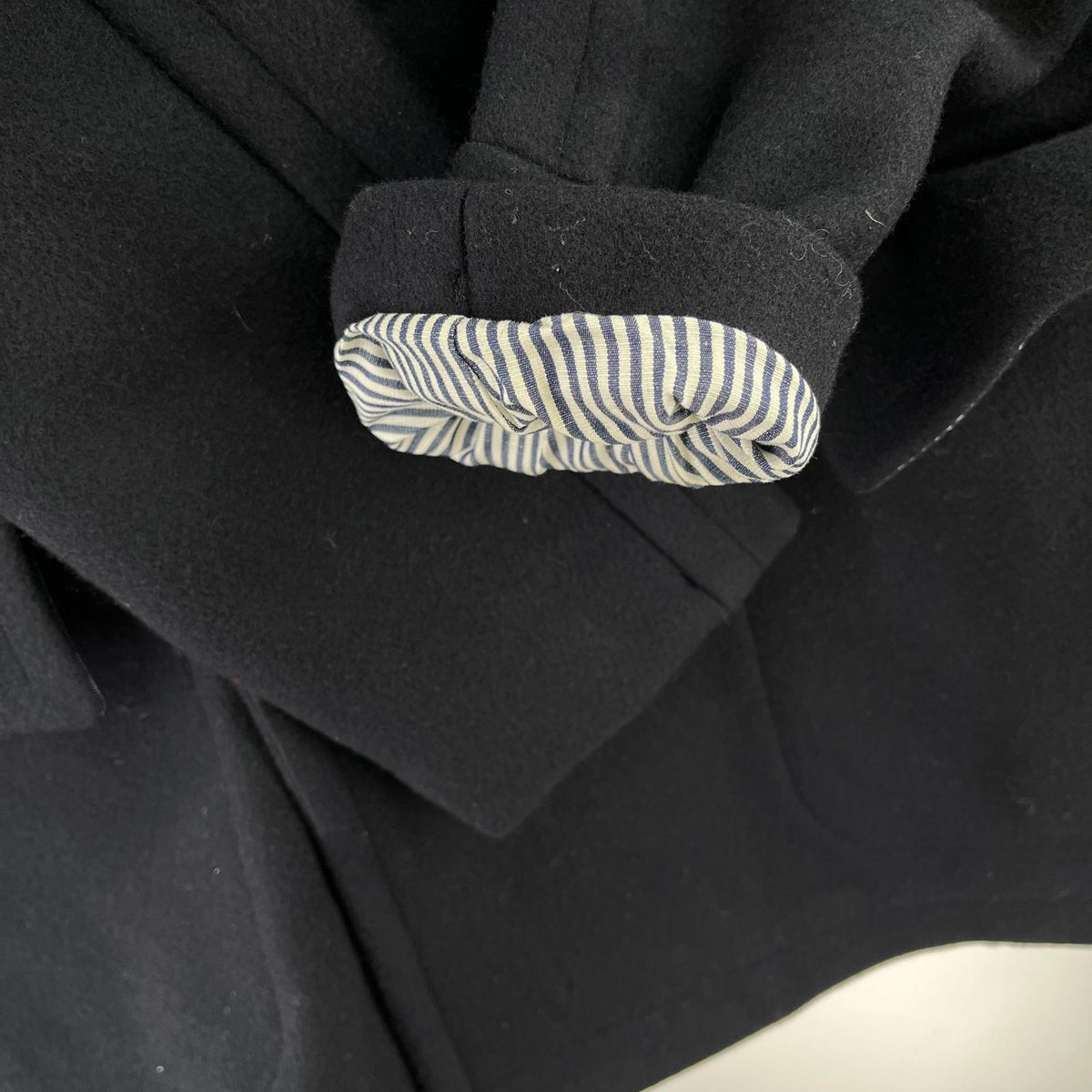 ジャケット ELEPHANT BLANC ダブルブレストコート ウール (M) 46 ネイビー