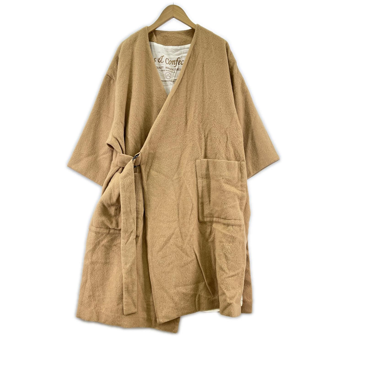 ジャケット Alpaca Shaggy Wrap Coat ベージュ (-) ベージュ