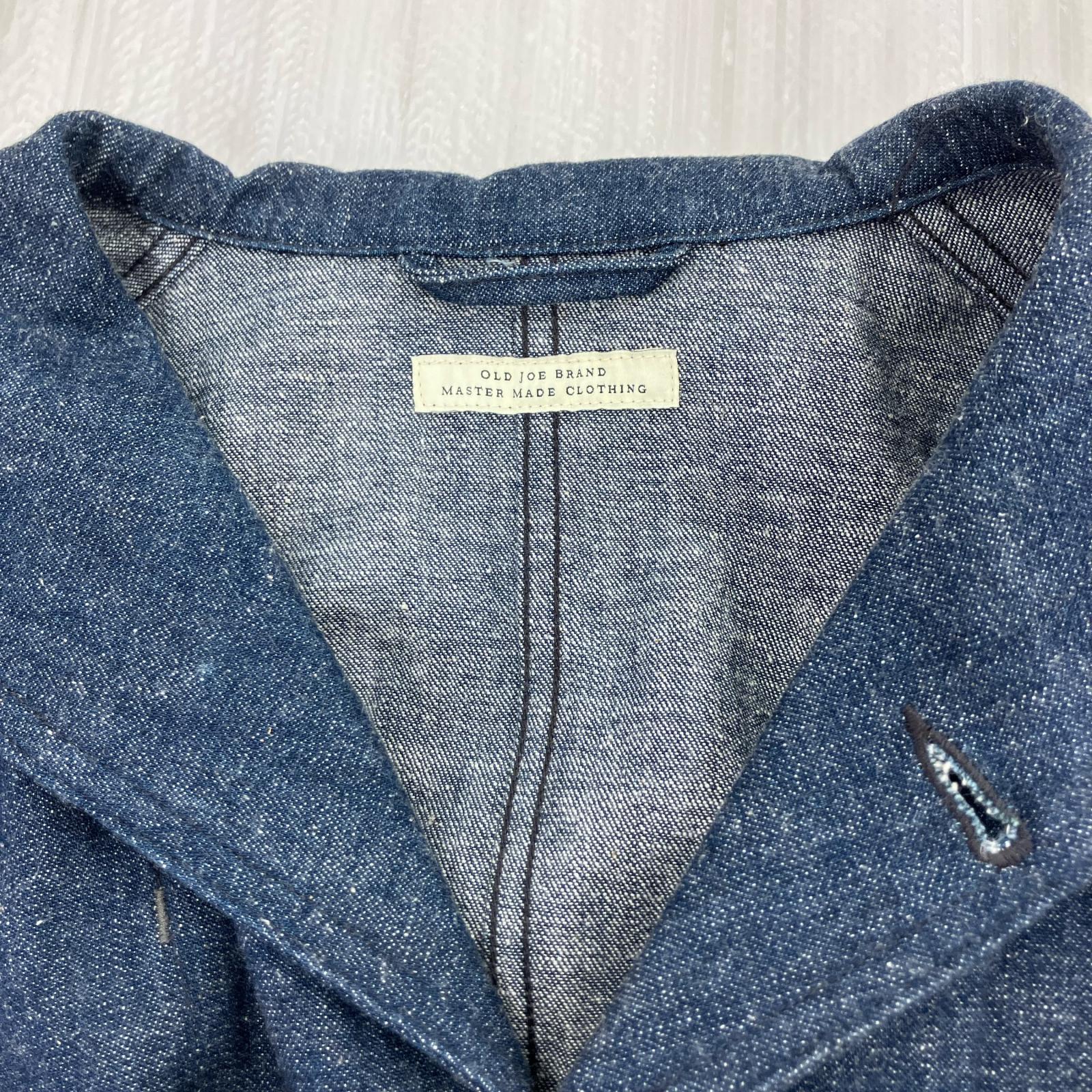 デニムジャケット BUTTON FRONT SAILOR JACKET 40 ネイビー