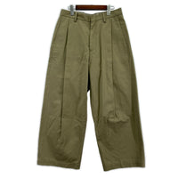 パンツ 25AW 1 TUCK PANTS ベージュ (2) 2 カーキ