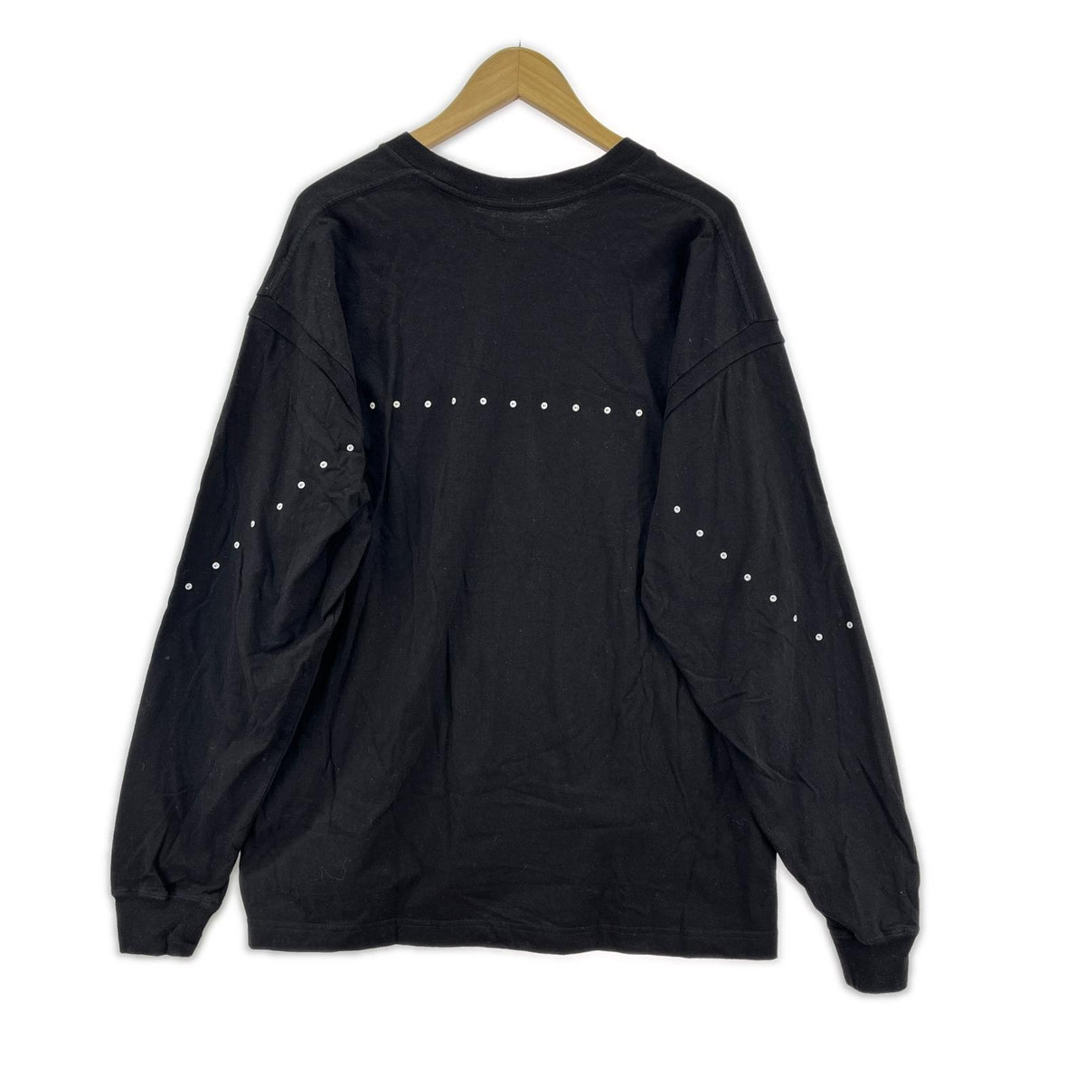 長袖Tシャツ 黒 (L) L ブラック