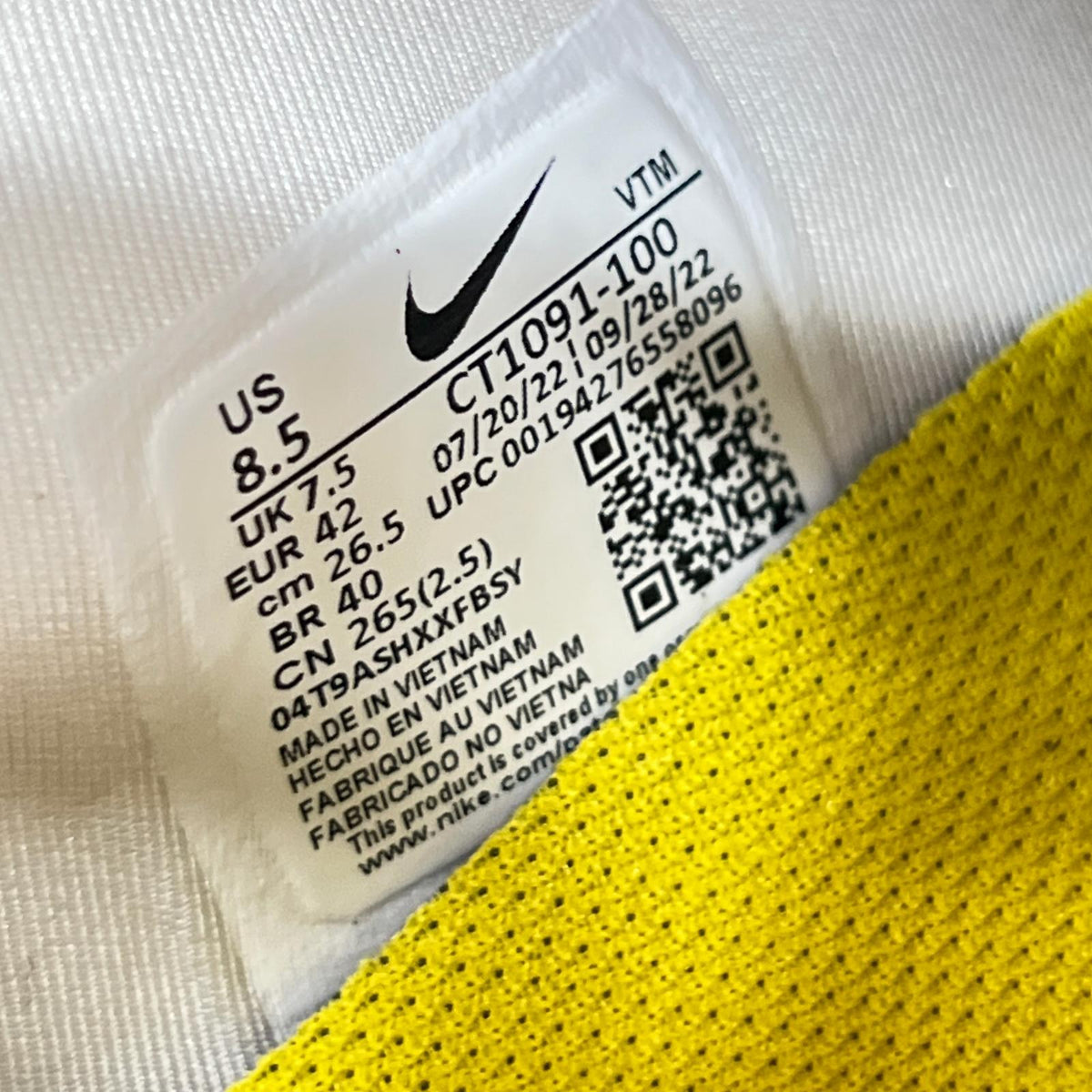スニーカー AIR MAX 2090/26.5/CT1091-100 26.5cm (US8 1/2 UK8 EU43) ホワイト