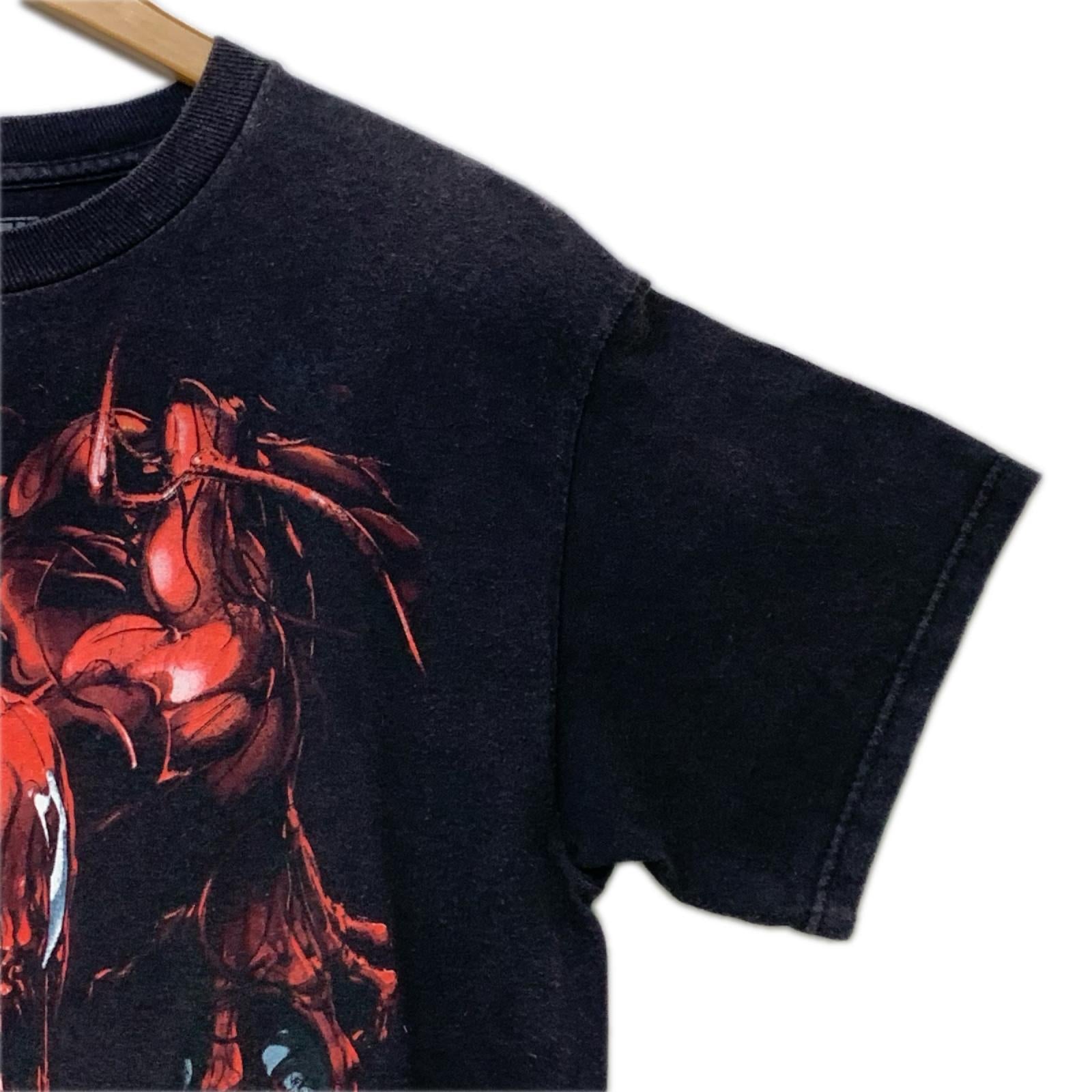 半袖Tシャツ MARVEL CARNAGE カーネイジ グラフィックプリントTee M ブラック M ブラック